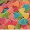 Coeurs multicolores sucrés - sachet 100g