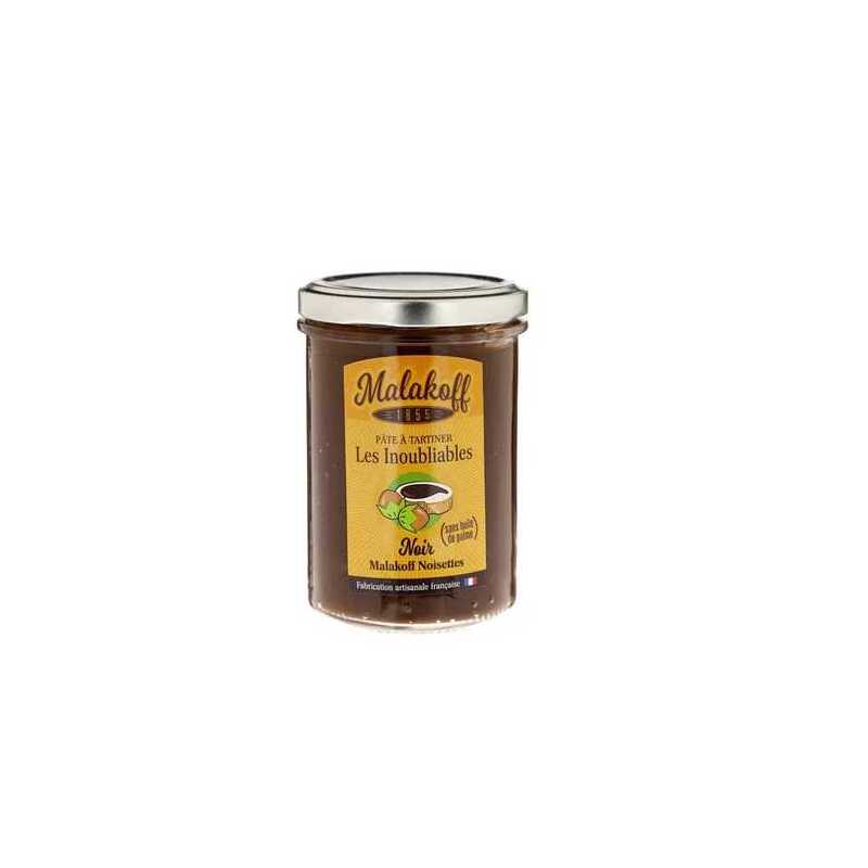 Pâte à tartiner Chocolat Noir Noisettes Pot 240g