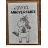 Carte à planter – Joyeux anniversaire - licorne