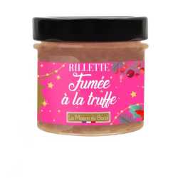 Rillette fumée truffe Noël - 90g  -