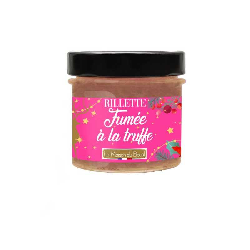 Rillette fumée truffe Noël - 90g  -