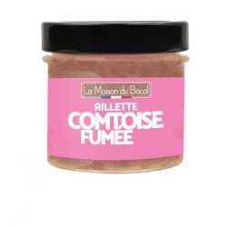 Rillette comtoise porc fumé - 95g -