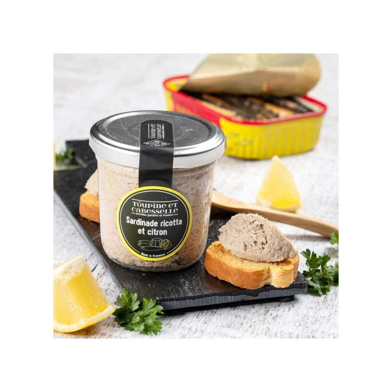 sardinade ricotta et citron - 90g