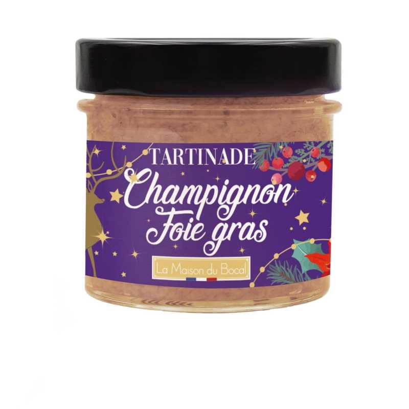 Tartinable Champignon foie gras Noël - 90g